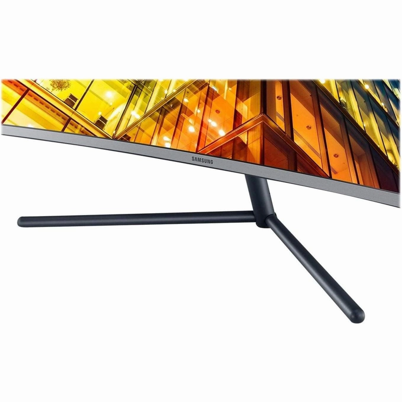 Samsung 32-inch Curved 4K Ultra HD LED Monitor (LU32R590CWRXXU) - Black