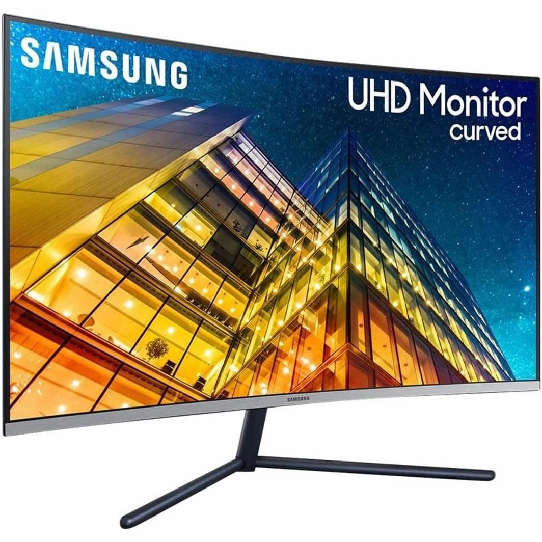 Samsung 32-inch Curved 4K Ultra HD LED Monitor (LU32R590CWRXXU) - Black