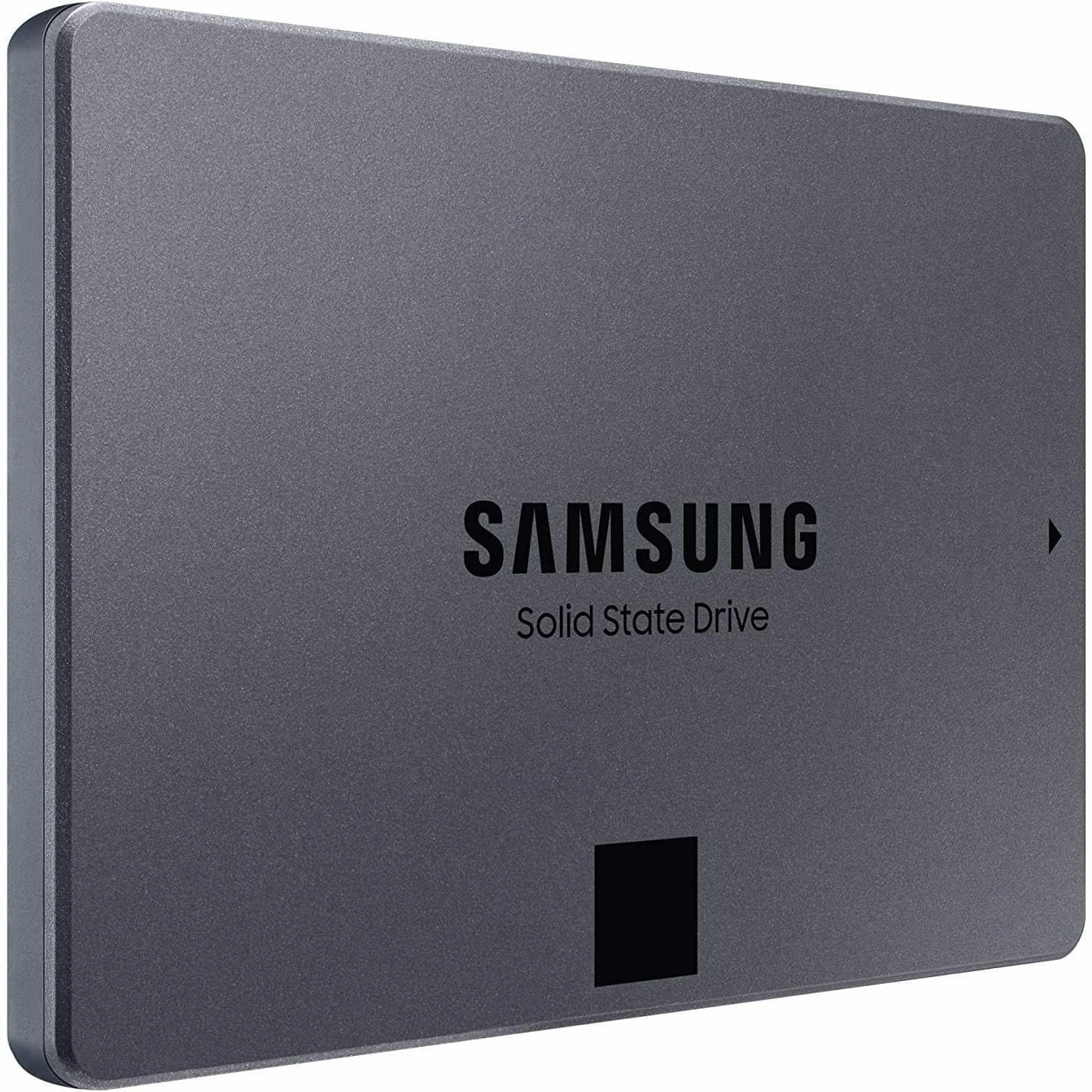 Samsung 870 QVO 2 TB SATA 2.5 Inch Internal Solid State Drive (SSD) (MZ-77Q2T0), Black
