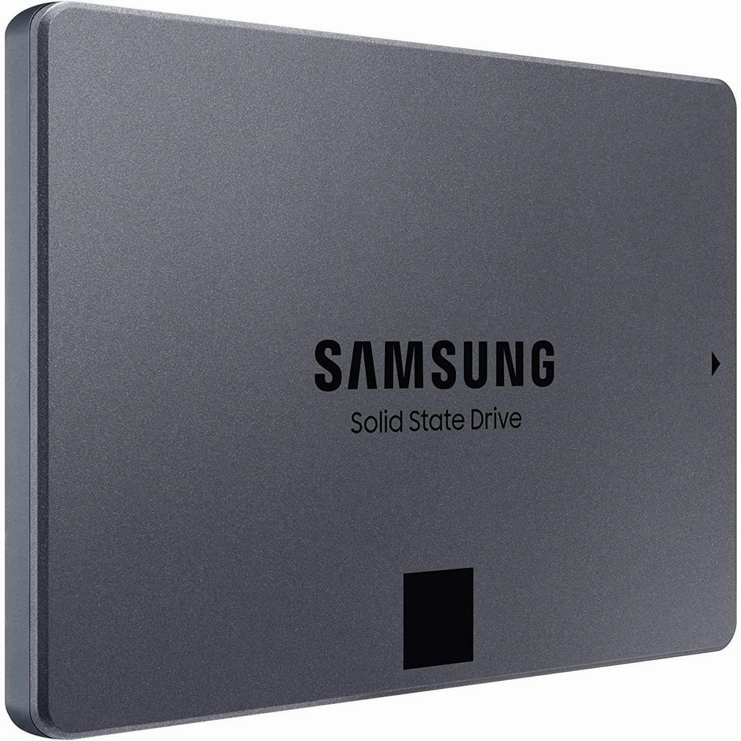 Samsung 870 QVO 2 TB SATA 2.5 Inch Internal Solid State Drive (SSD) (MZ-77Q2T0), Black