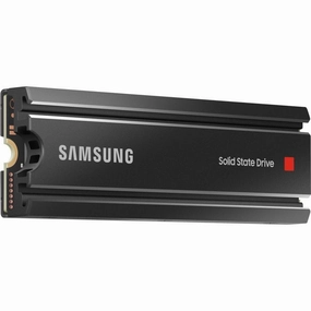 Samsung 980 PRO 2TB SSD with Heatsink - PCIe Gen 4 NVMe M.2, Max Speed, PS5 Compatible, MZ-V8P2T0CW, Black computing devices, pc accessories, cheap computer online