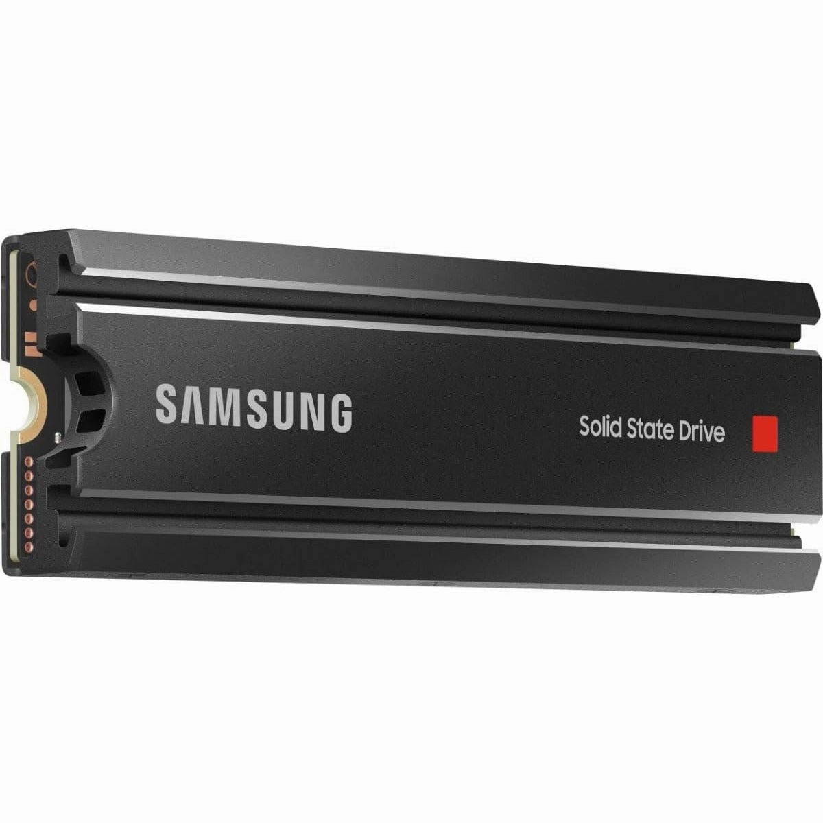 Samsung 980 PRO 2TB SSD with Heatsink - PCIe Gen 4 NVMe M.2, Max Speed, PS5 Compatible, MZ-V8P2T0CW, Black computing devices, pc accessories, cheap computer online