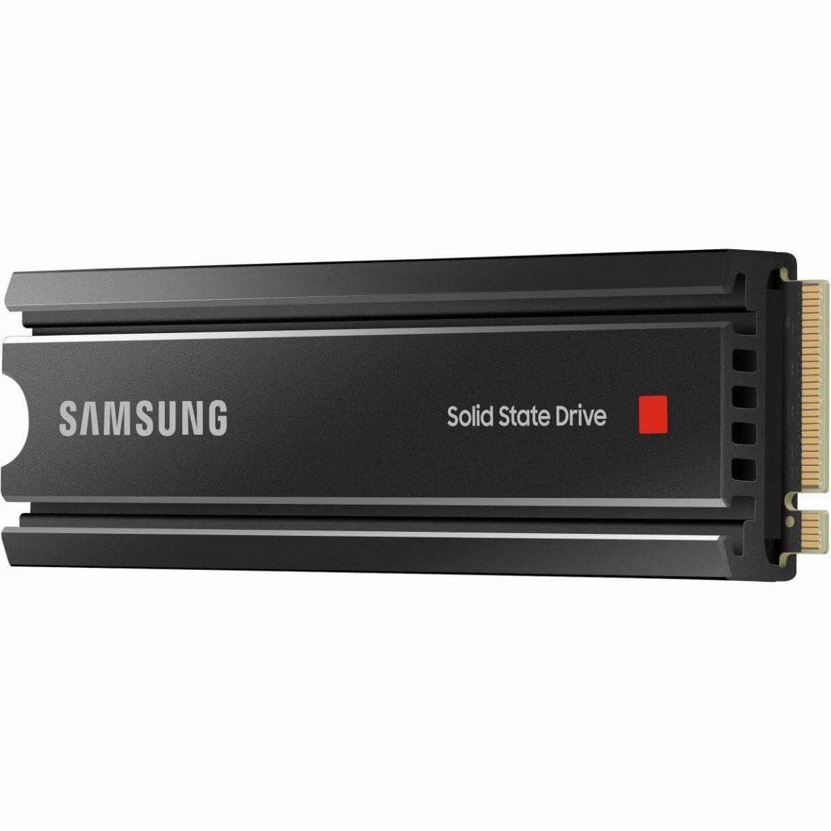 Samsung 980 PRO 2TB SSD with Heatsink - PCIe Gen 4 NVMe M.2, Max Speed, PS5 Compatible, MZ-V8P2T0CW, Black