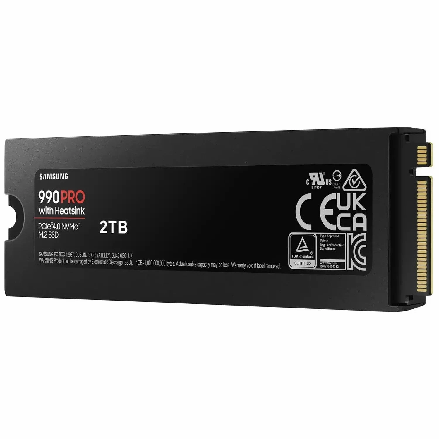 Samsung 990 PRO Heatsink 2TB SSD for PC & PS5