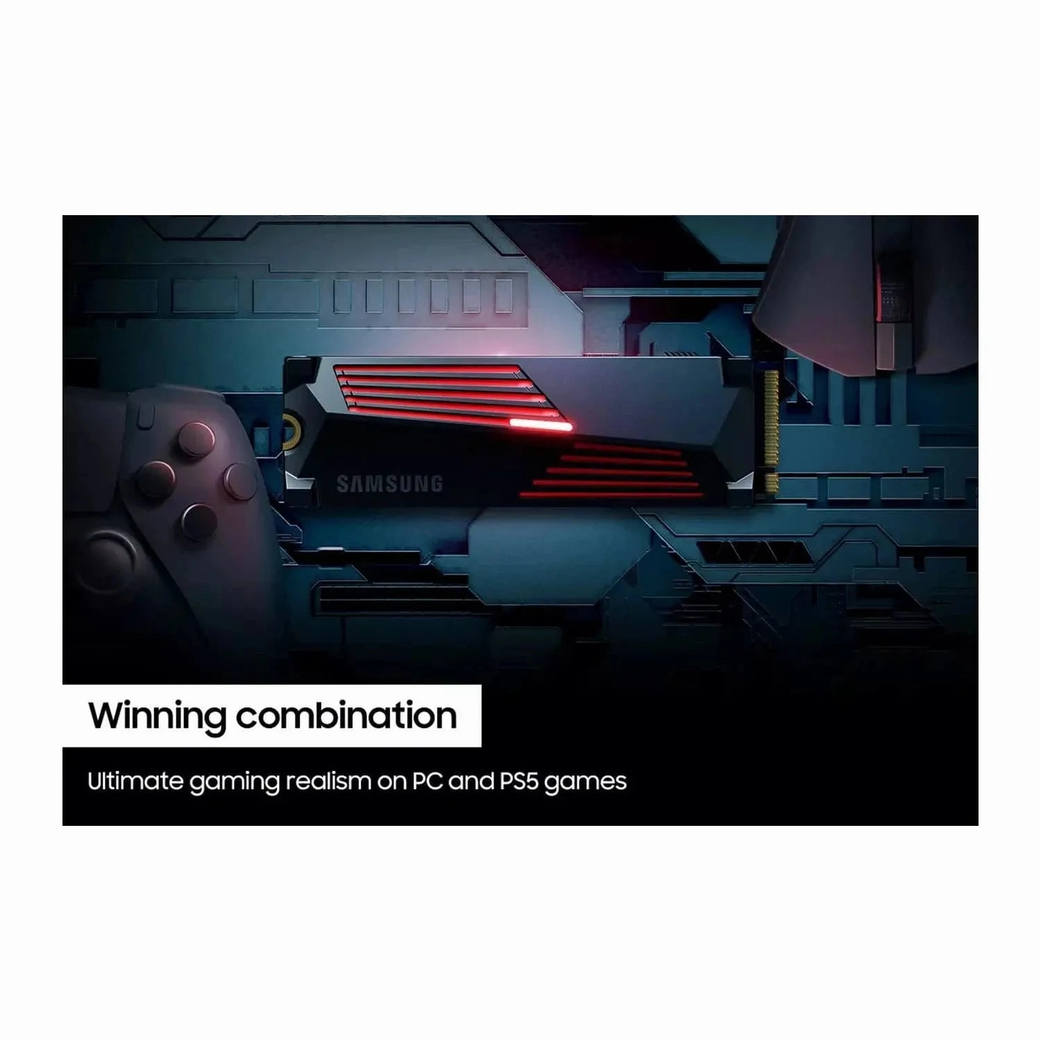 Samsung 990 PRO Heatsink 2TB SSD for PC & PS5
