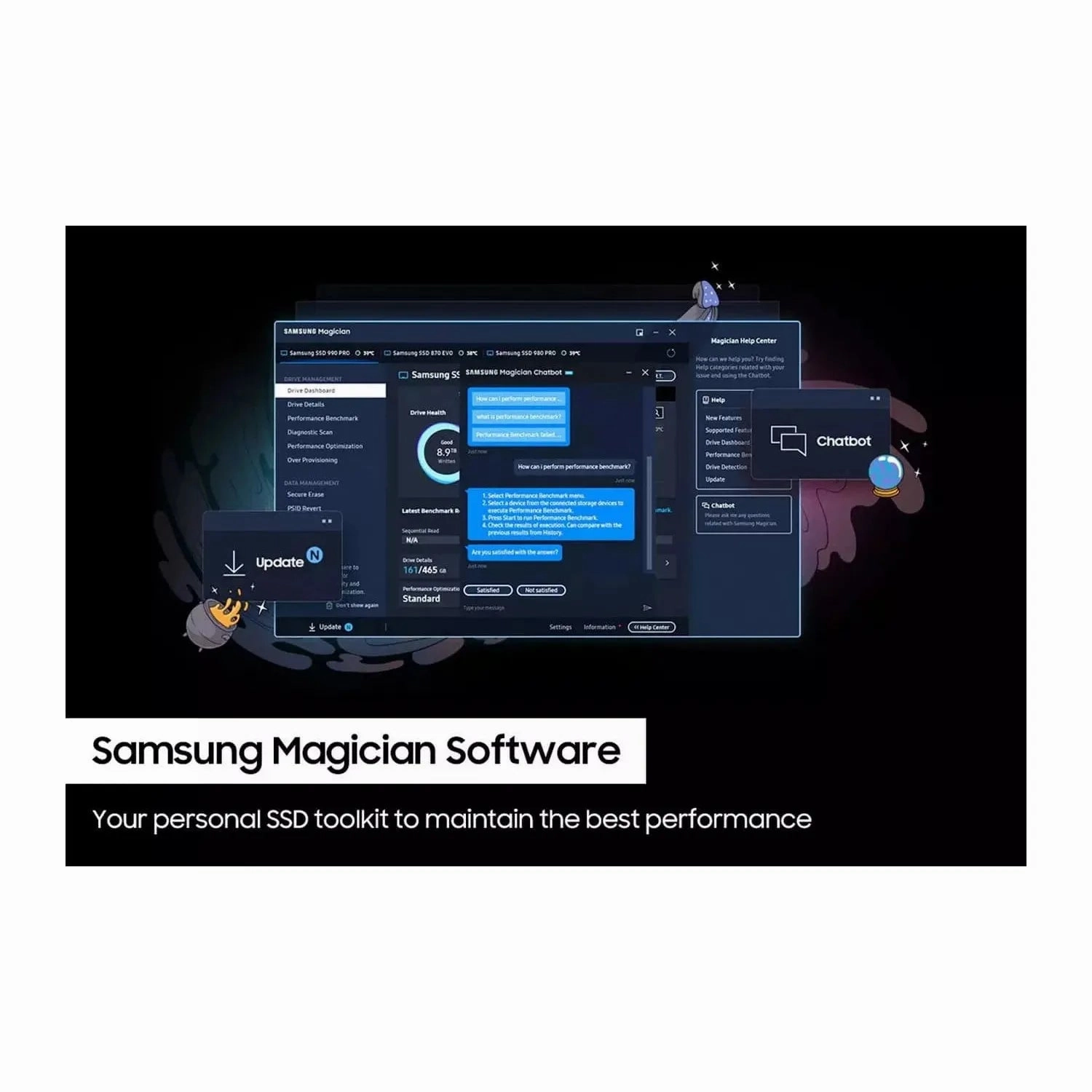 Samsung 990 PRO Heatsink 2TB SSD for PC & PS5