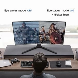 Samsung (C27R500FHR) - 27 Inch  Curved LED Monitor - CR50 Series - ?Dark Grey