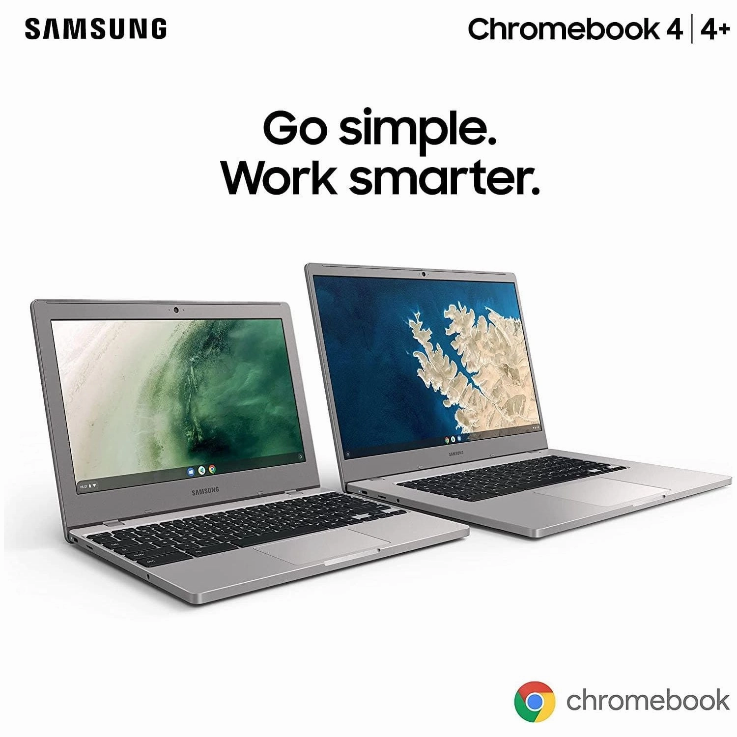 Samsung Chromebook 4 - 11.6" Inch Laptop 32GB (Intel Celeron N4000, 4GB RAM, 32 GB eMMC - Chrome OS