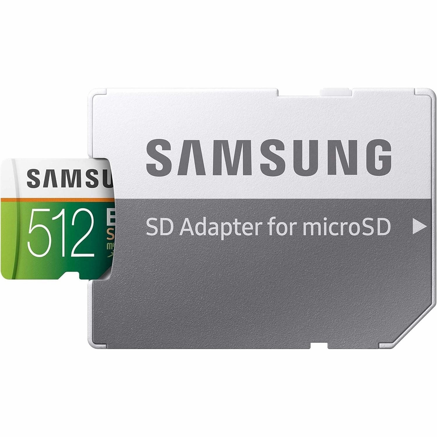 Samsung EVO Select 512GB microSD - 100MB/s Read, 90MB/s Write, Full HD & 4K UHD, with SD Adapter - For Smartphone, Tablet, Action Camera, Drone, and Notebook