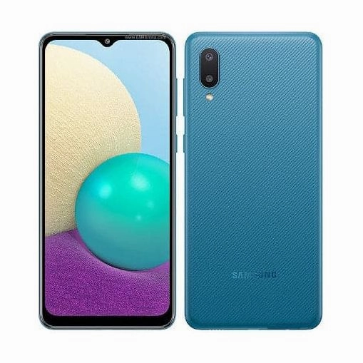 Samsung Galaxy A02 4G 32GB Storage, 3GB RAM, Dual Sim, Blue - Unlocked 5g phones,touchscreen phones,refurbished phones,new mobile phones