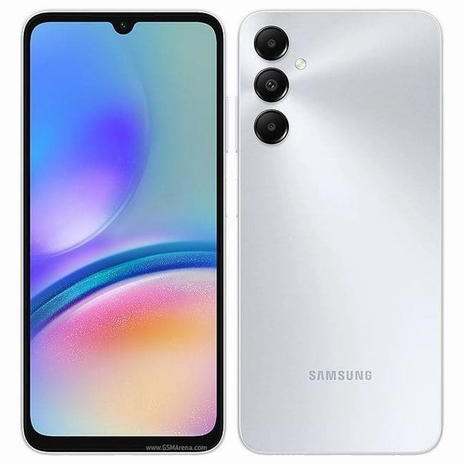 Samsung Galaxy A05s 4G 128GB, 4GB RAM, Dual SIM, Silver, Unlocked Smartphone