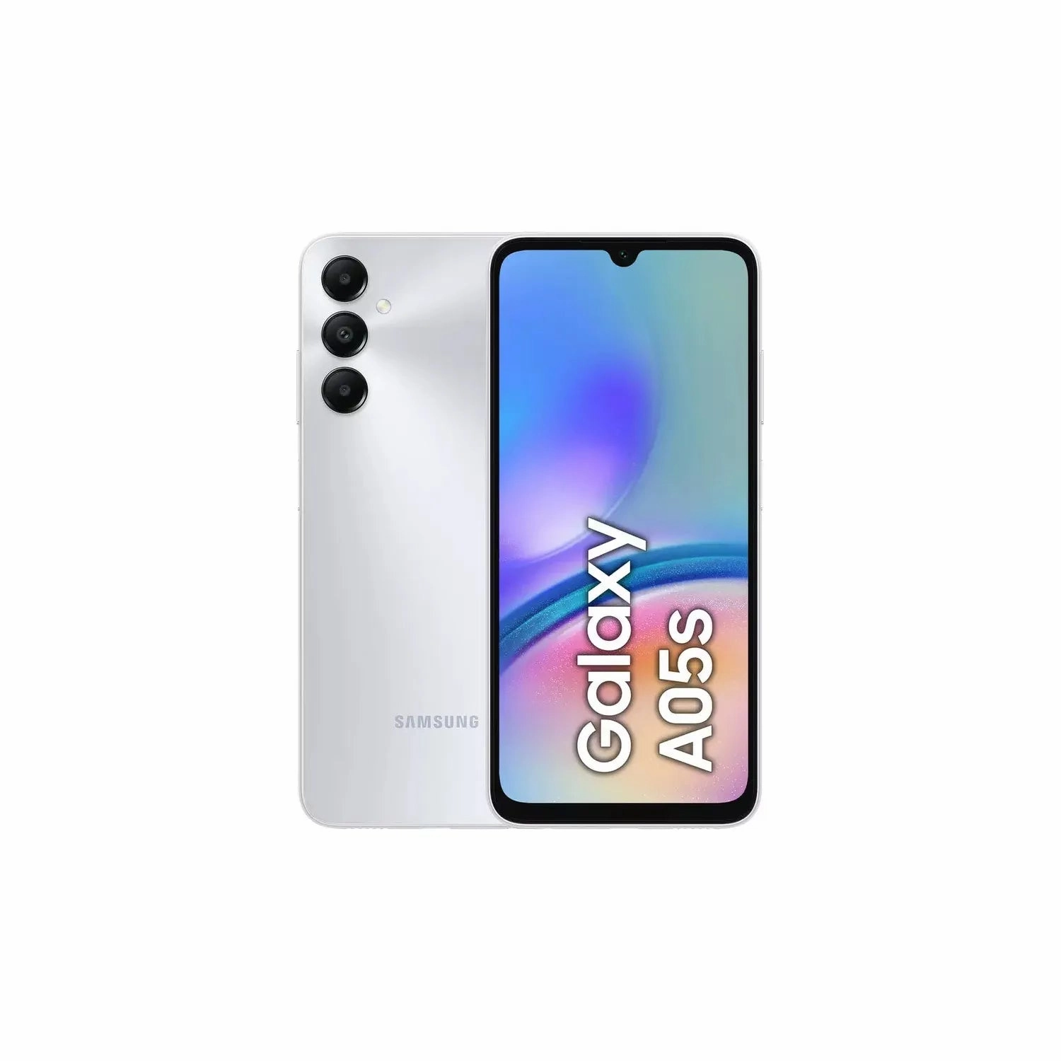 Samsung Galaxy A05s 4G 128GB, 4GB RAM, Dual SIM, Silver, Unlocked Smartphone