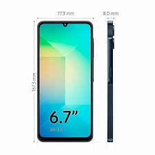 Samsung Galaxy A06 4G 128GB 4GB Dual SIM, Light Blue Unlocked SIM Free Smartphone