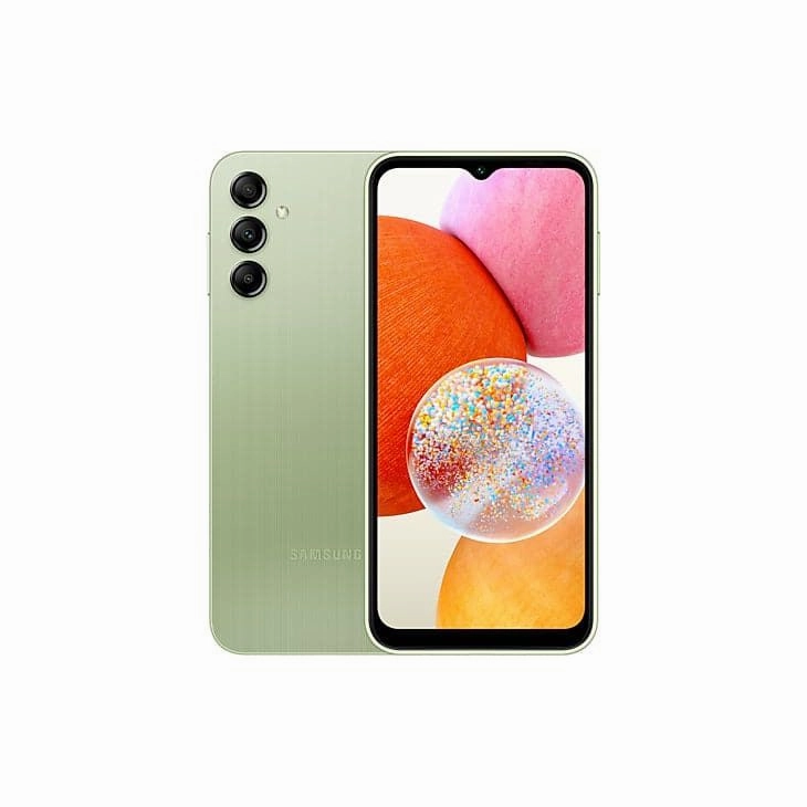 Samsung Galaxy A14 4G 64GB 4GB RAM Dual SIM Light Green Unlocked Mobile Phone
