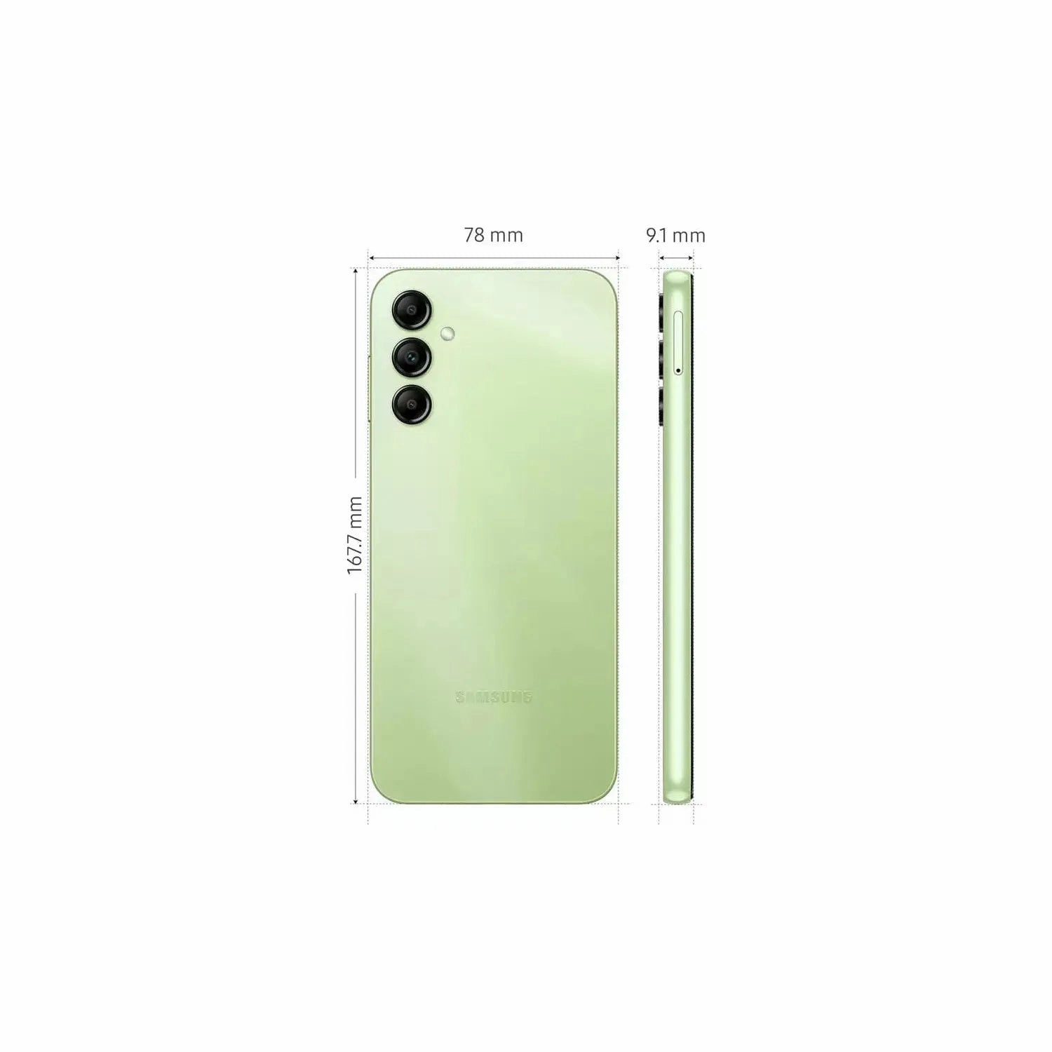 Samsung Galaxy A14 5G, 64GB, 4GB RAM, Dual SIM, Light Green, Unlocked