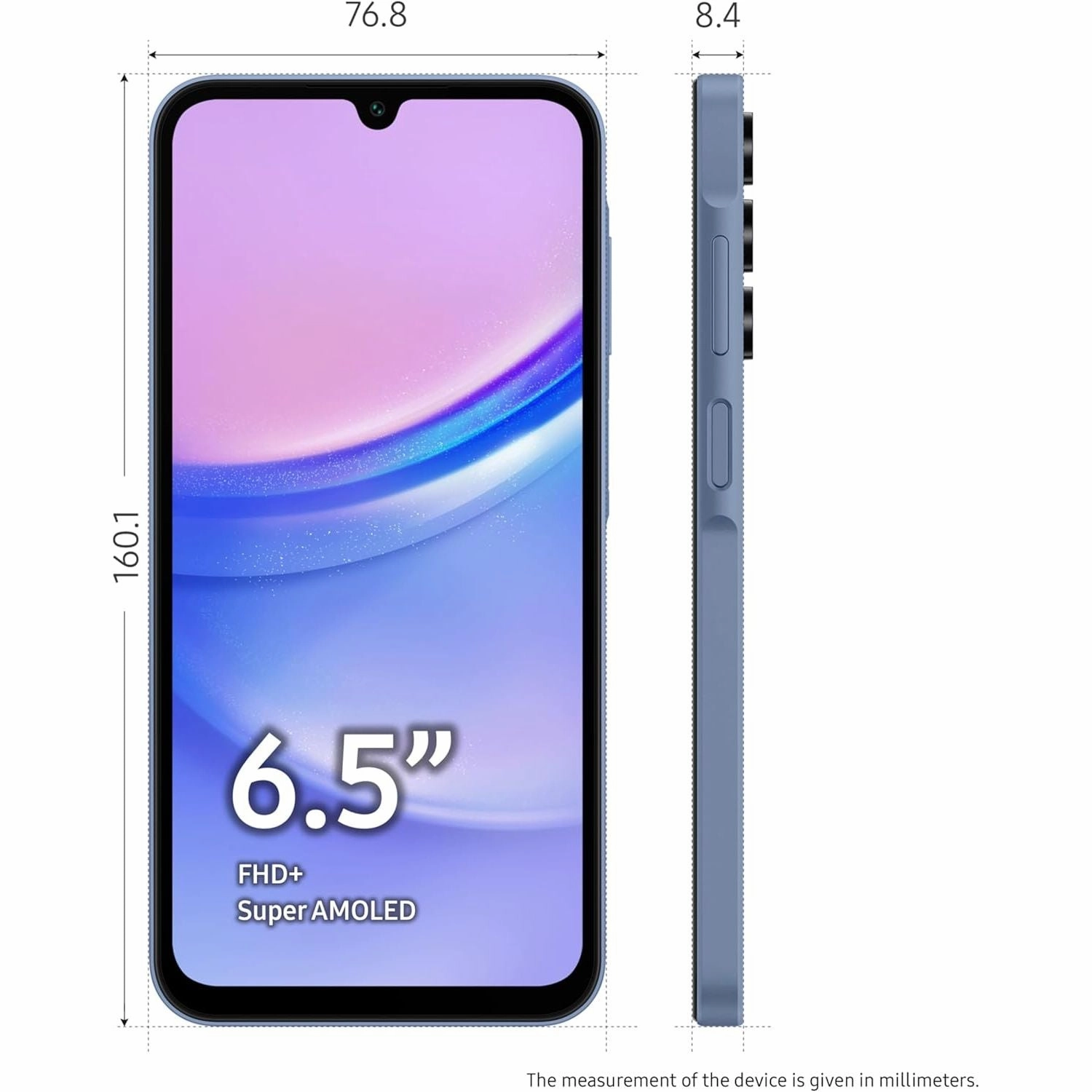 Samsung Galaxy A15 4G 128GB 4GB RAM, Light Blue, Unlocked