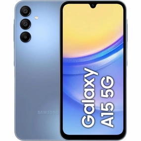 Samsung Galaxy A15 5G, 128GB Storage, 6GB RAM, Dual SIM, Light Blue, Unlocked Smartphone video game consoles,gaming consoles,playstation,xbox