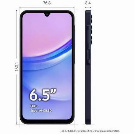Samsung Galaxy A15 5G 4GB RAM/128GB Storage, Dual SIM Blue Black - Unlocked