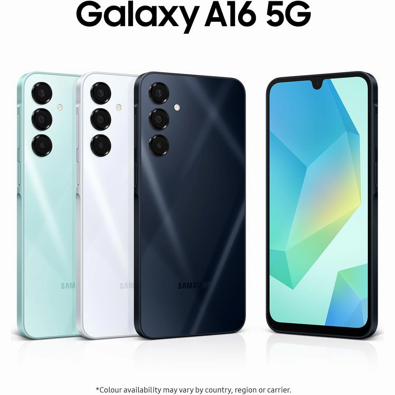 Samsung Galaxy A16 5G 128GB Storage 4GB RAM Dual SIM SIM-Free Unlocked Smartphone Blue/Black