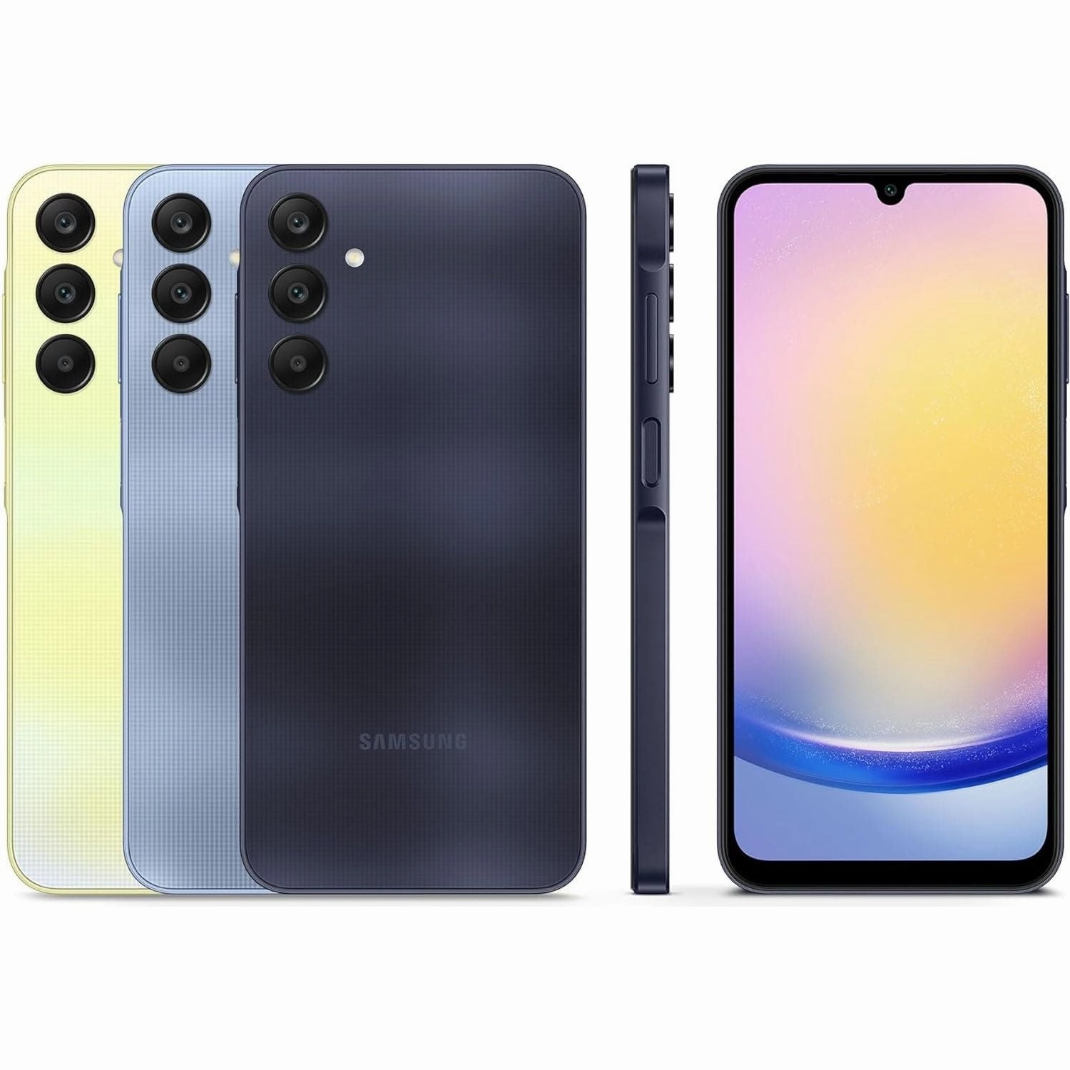 Samsung Galaxy A25 5G 128GB 6GB RAM, Dual SIM, Yellow, Unlocked Smartphone