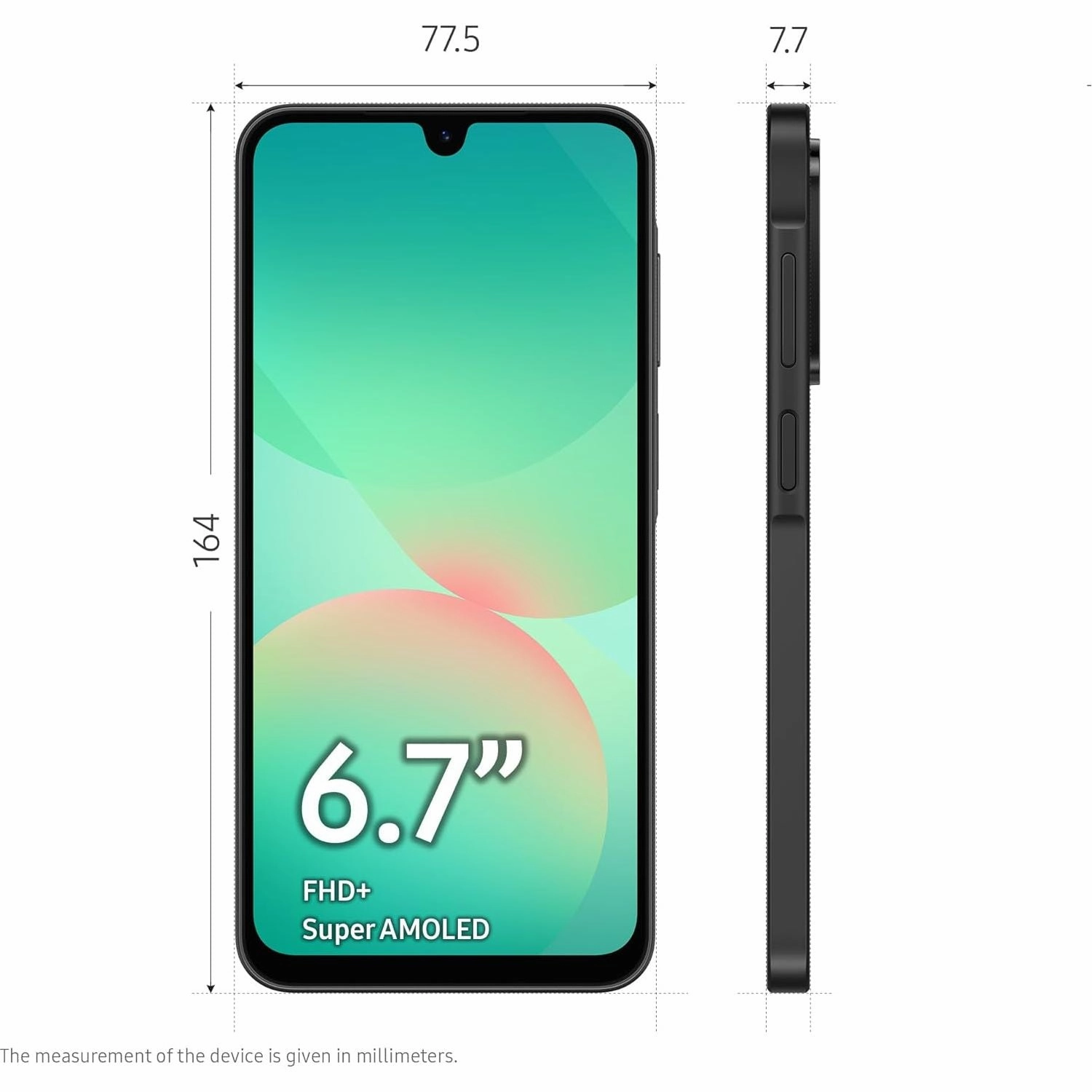 Samsung Galaxy A26 5G 6GB RAM 128GB Storage Black SIM-Free Unlocked Smartphone