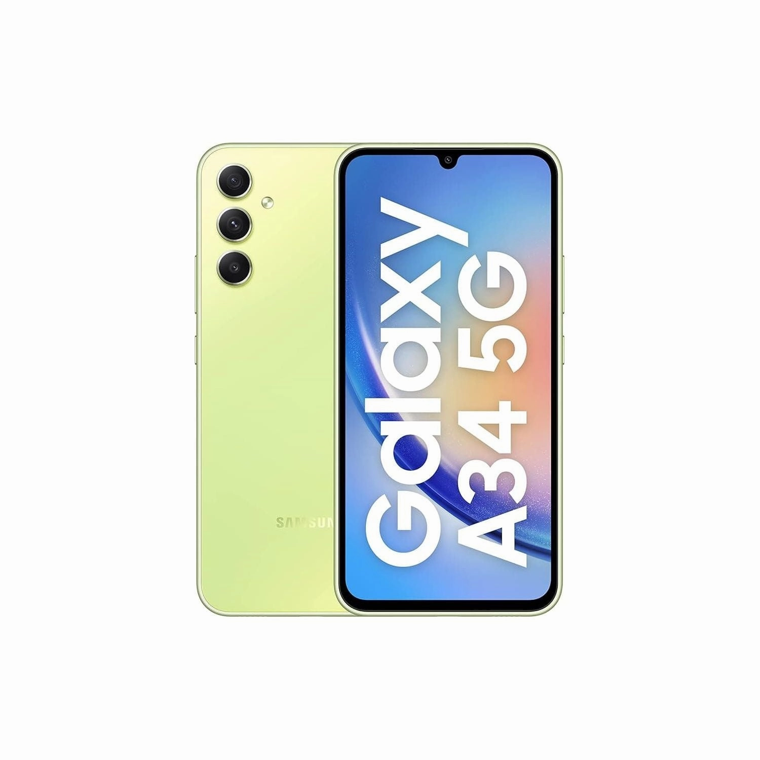 Samsung Galaxy A34 5G 128GB 6GB Dual SIM Awesome Lime Unlocked Smartphone