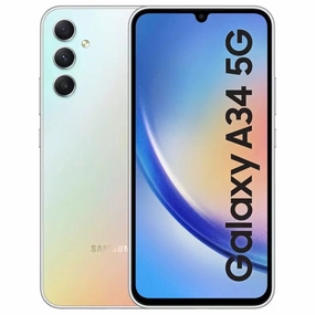 Samsung Galaxy A34 5G 8GB RAM, 128GB Storage, Dual Sim, Awesome Silver - Unlocked - International Model video game consoles,gaming consoles,playstation,xbox