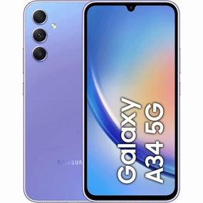 Samsung Galaxy A34 5G 8GB RAM, 128GB Storage, Dual Sim, Awesome Violet - Unlocked - International Model unlocked phones,budget smartphones,cell phone deals,latest mobile phones