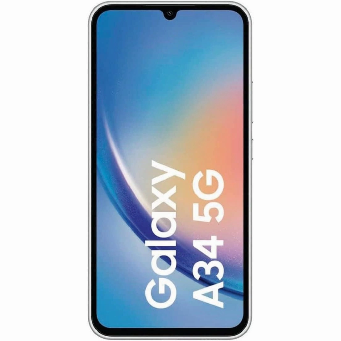 Samsung Galaxy A34 5G - 128GB RAM - 6GB RAM - Dual Sim - Sliver - Unlocked - International Model