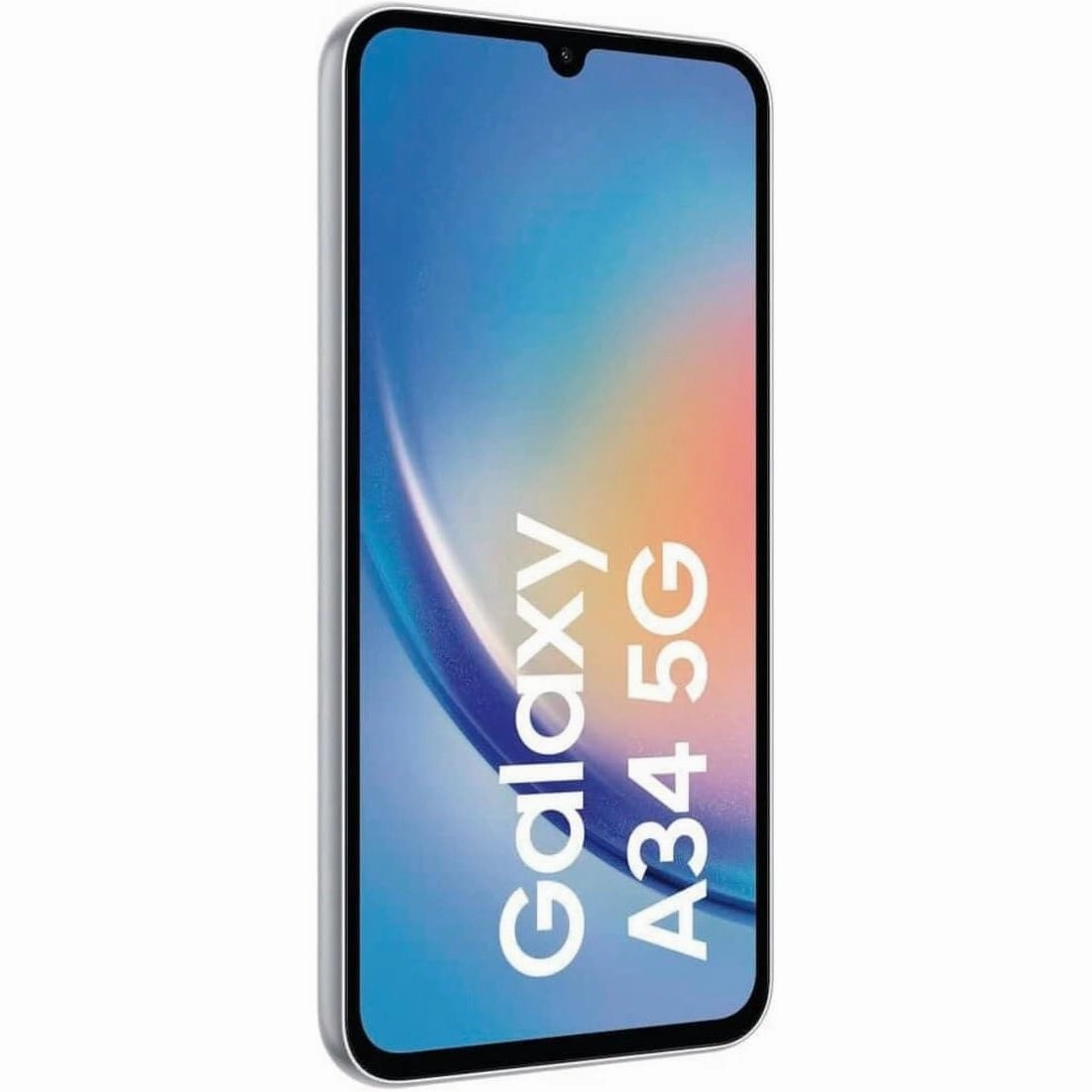 Samsung Galaxy A34 5G - 128GB RAM - 6GB RAM - Dual Sim - Sliver - Unlocked - International Model