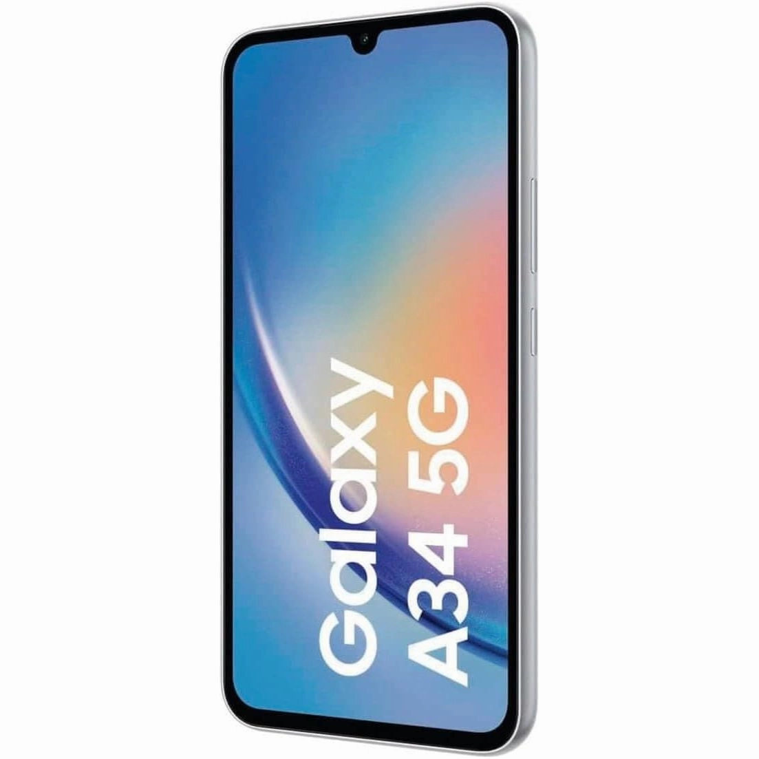 Samsung Galaxy A34 5G - 128GB RAM - 6GB RAM - Dual Sim - Sliver - Unlocked - International Model