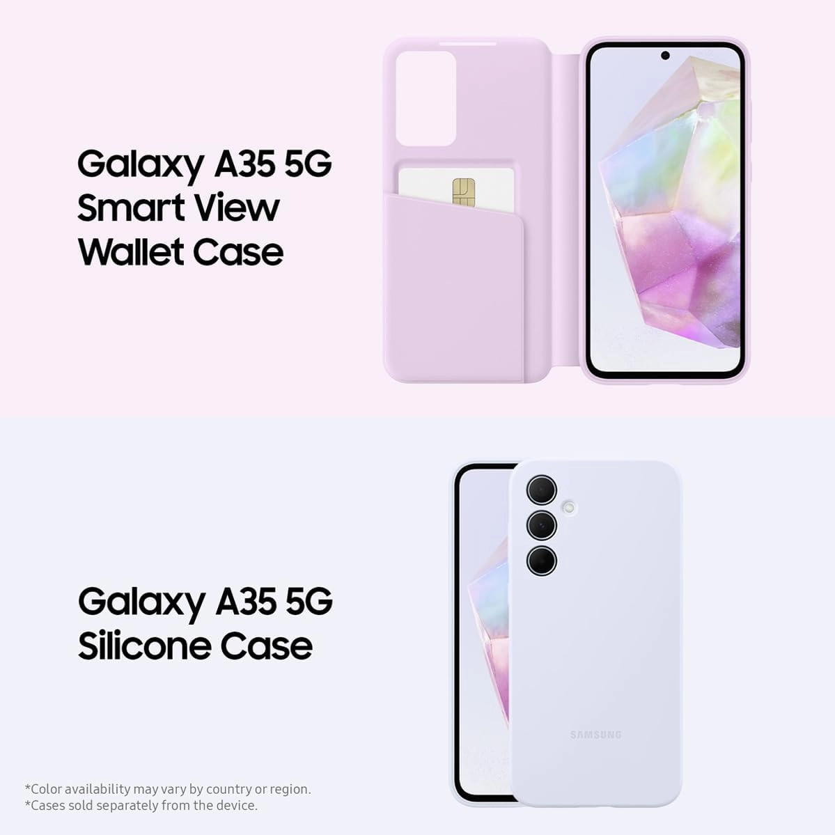 Samsung Galaxy A35 5g 128GB, 6GB RAM Dual Sim, Awesome Iceblue - Unlocked - International Model