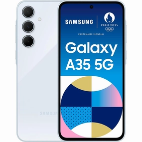 Samsung Galaxy A35 5G, 128GB, 8GB RAM, Awesome Ice Blue, Unlocked, SIM-Free Smartphone video game consoles,gaming consoles,playstation,xbox