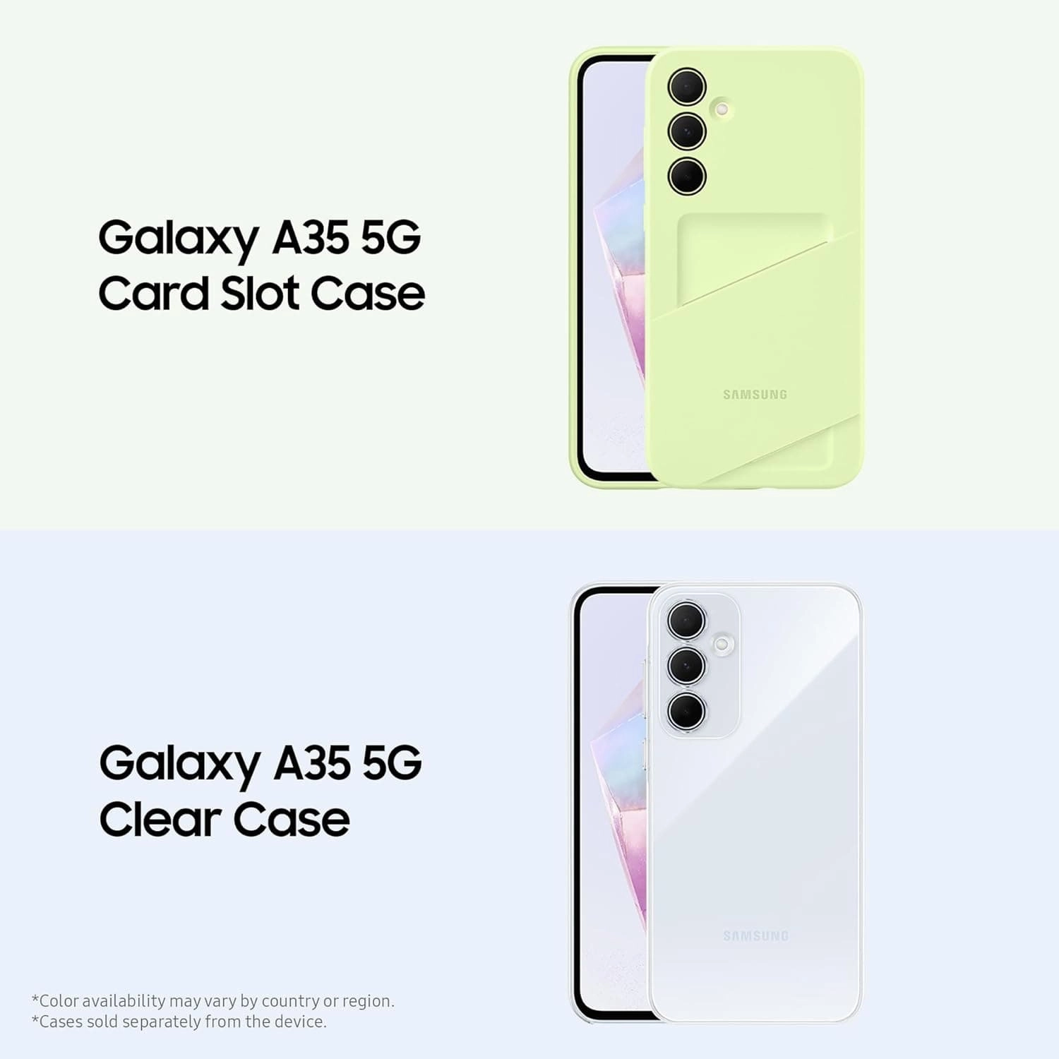 Samsung Galaxy A35 5G, 6GB RAM, 128GB Storage, Dual Sim, Awesome Lemon, Unlocked, International Model