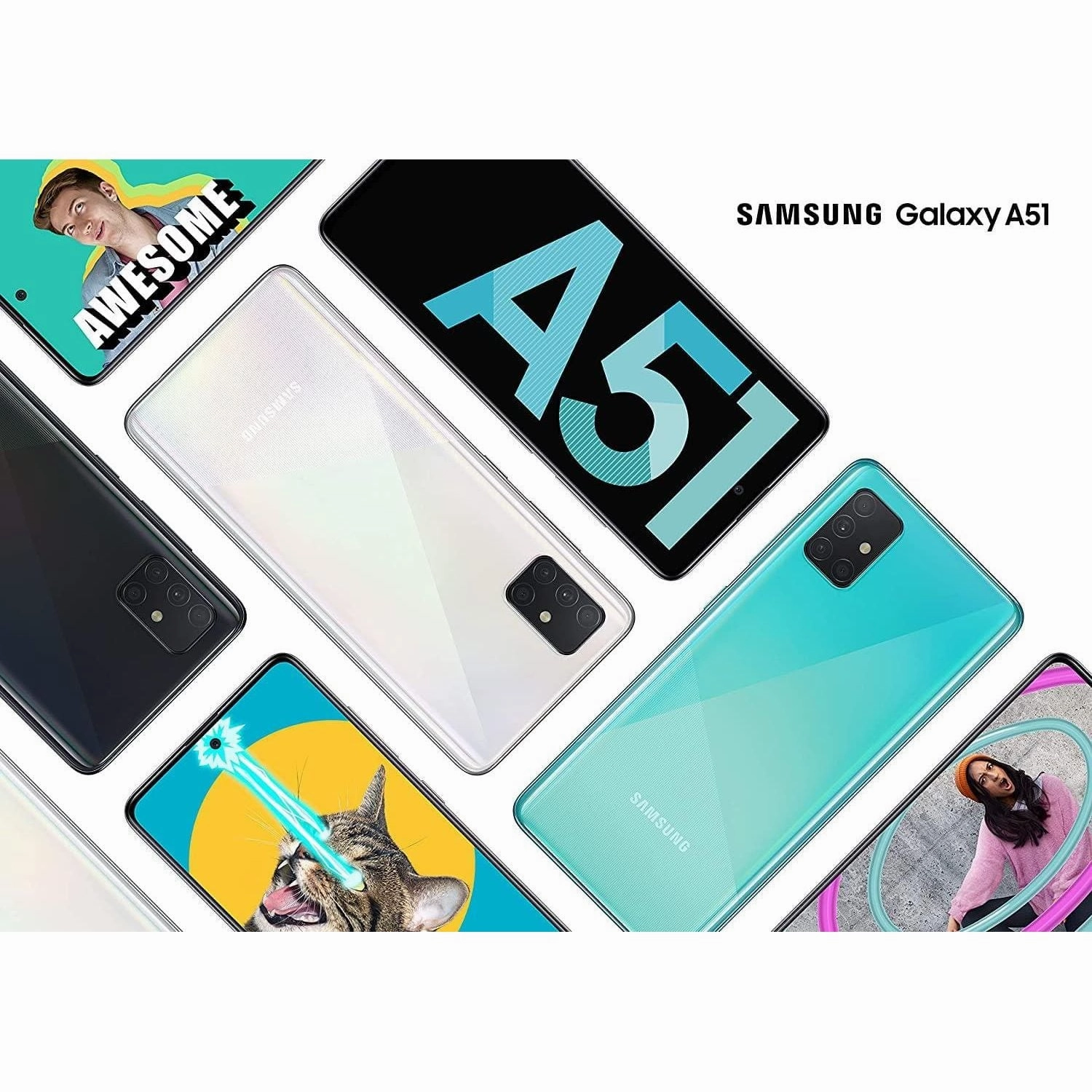 Samsung Galaxy A51 128GB Prism Black SIM-Free Unlocked Mobile Phone