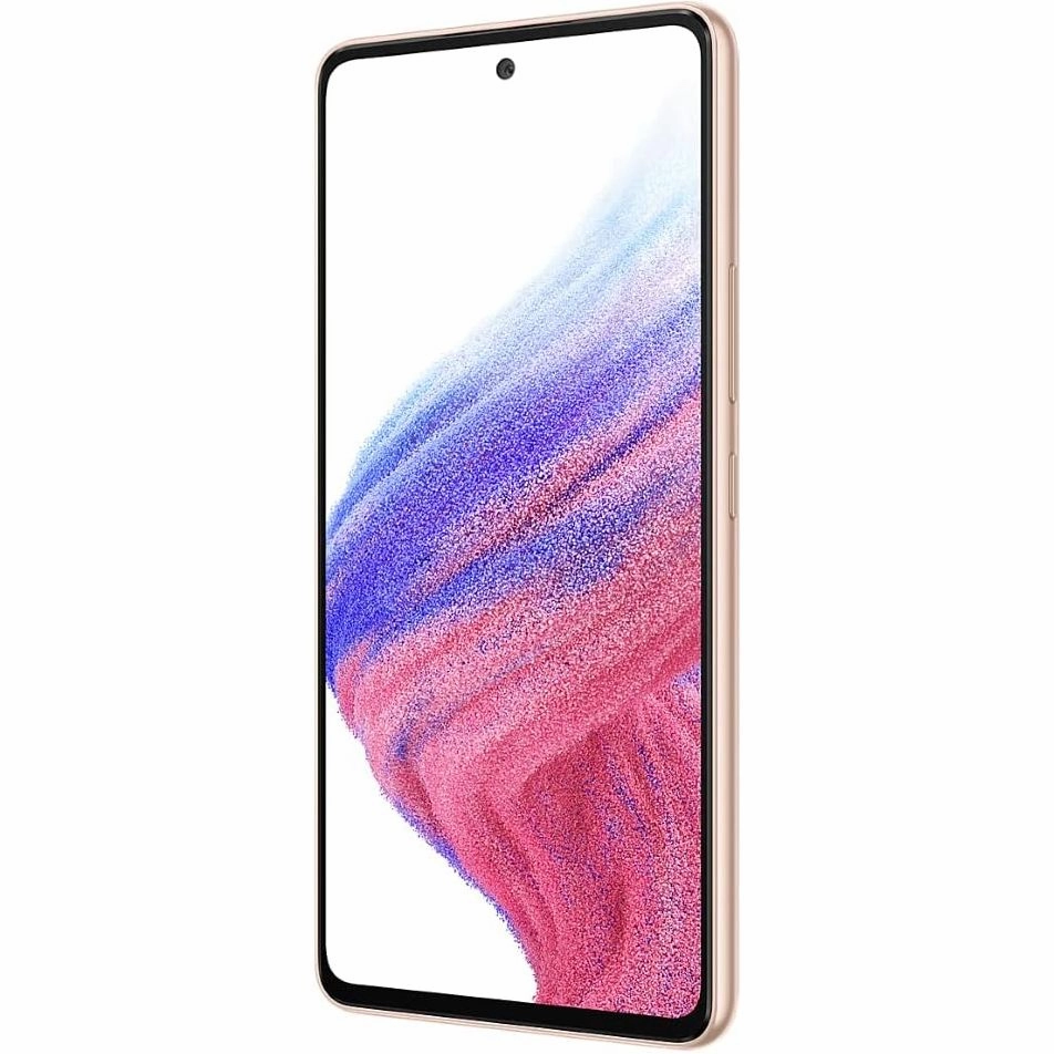 Samsung Galaxy A53 5G Dual SIM 6GB RAM 128 GB Storage Peach- Unlocked
