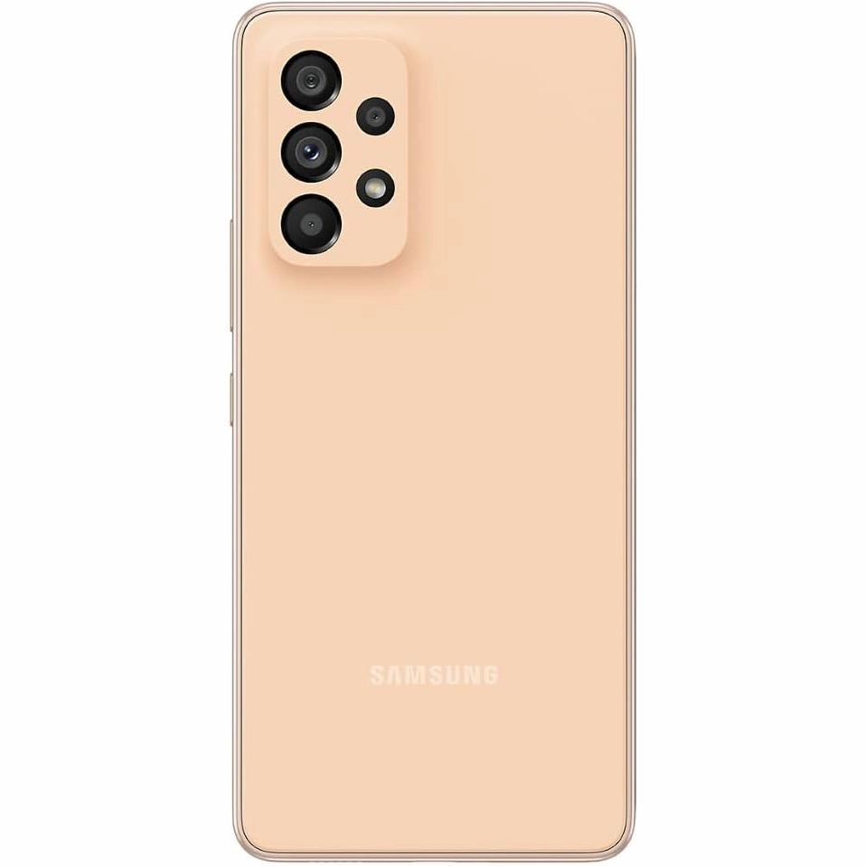 Samsung Galaxy A53 5G Dual SIM 6GB RAM 128 GB Storage Peach- Unlocked