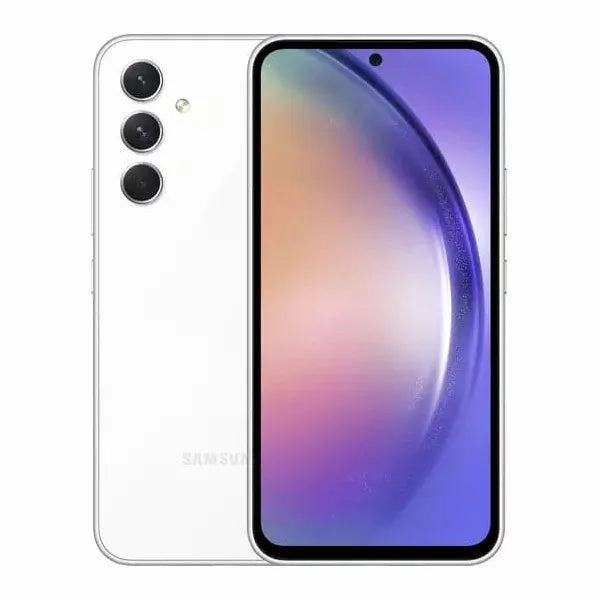 Samsung Galaxy A54 5G, 128GB Storage, 8GB RAM, Dual SIM, Awesome White, Unlocked Smartphone video game consoles,gaming consoles,playstation,xbox