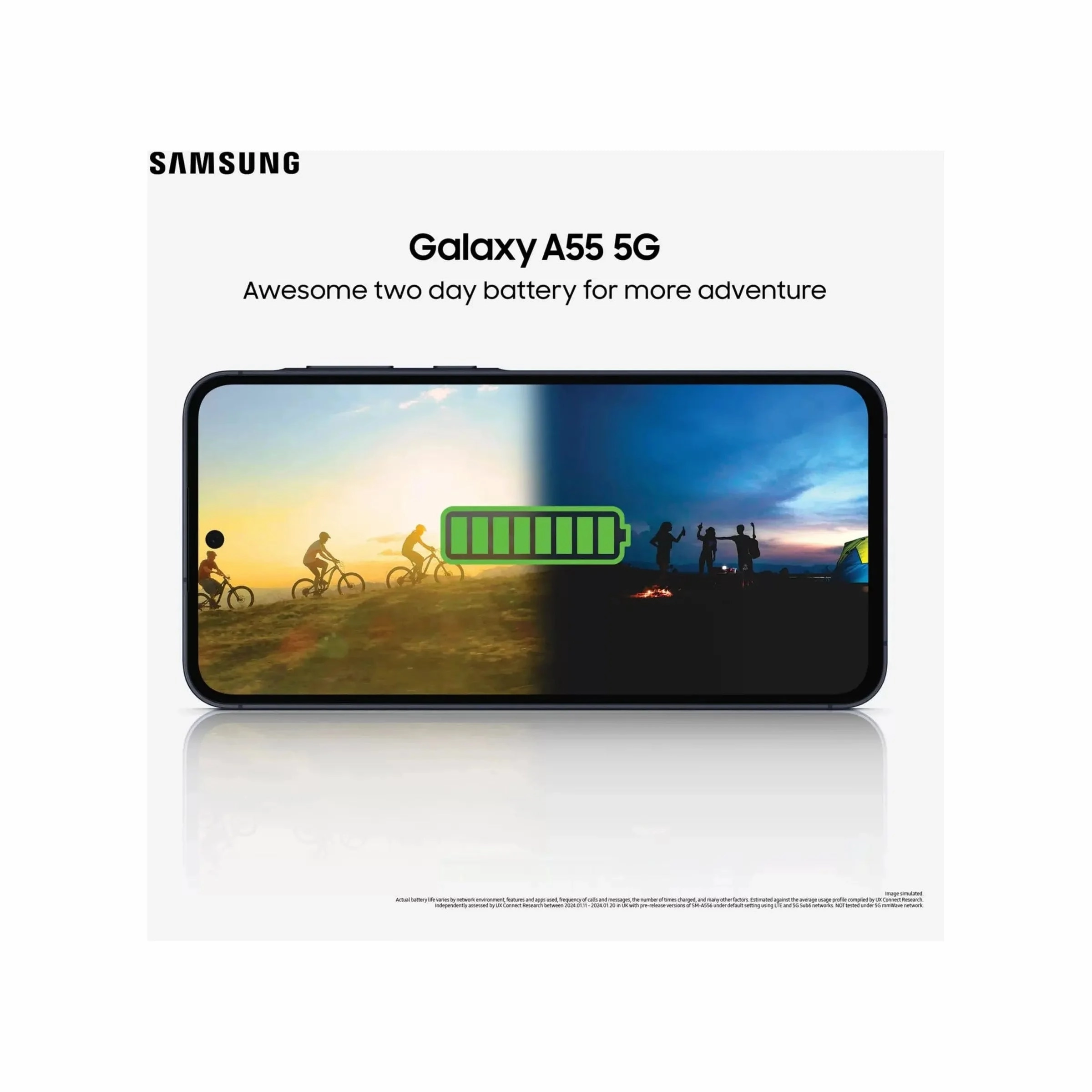 Samsung Galaxy A55 5G 256GB 8GB RAM, Dual SIM, Awesome Navy, Unlocked Smartphone