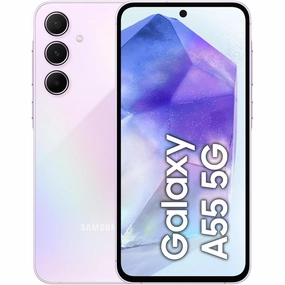 Samsung Galaxy A55 5G, Factory Unlocked Android Smartphone, 256GB, 8GB RAM, 2 day battery life, 50MP Camera, Awesome Lilac, 3 Year Manufacturer Extended Warranty (UK Version) mobile phones,smartphones,android phones,iphone
