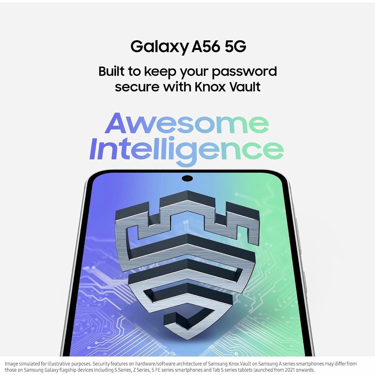 Samsung Galaxy A56 5G Dual SIM, 8GB RAM, 256GB Storage - Unlocked - Awesome Graphite
