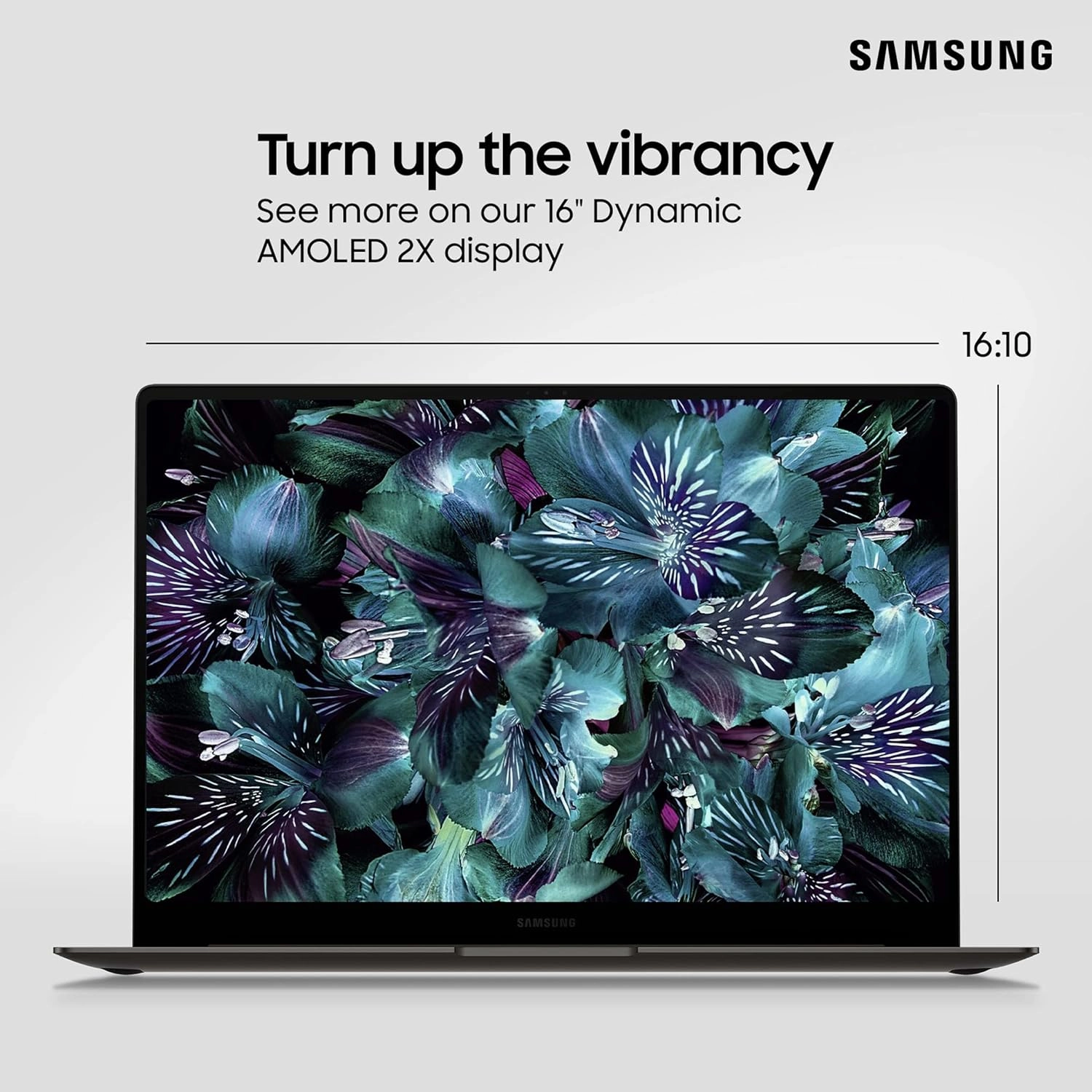 Samsung Galaxy Book3 Pro 360 5G Wi-Fi Laptop, 16 Inch, 13th gen Intel Core i5 Processor, 8GB RAM, 256GB Storage, Graphite