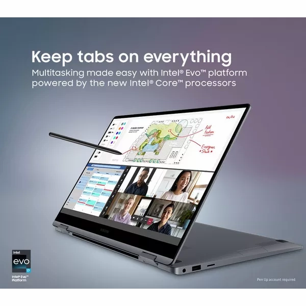 SAMSUNG Galaxy Book4 360 15.6" 2 in 1 Laptop - Intel? Core? 5, 256 GB SSD, Grey