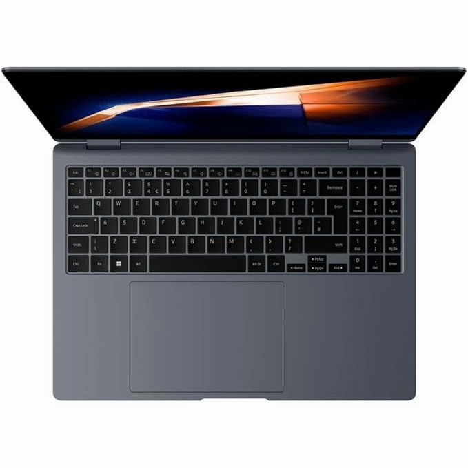 Samsung Galaxy Book4 Pro 360 C 16" Touchscreen Laptop, Intel Core Ultra 7, 16GB RAM, 512GB SSD - Moonstone Grey