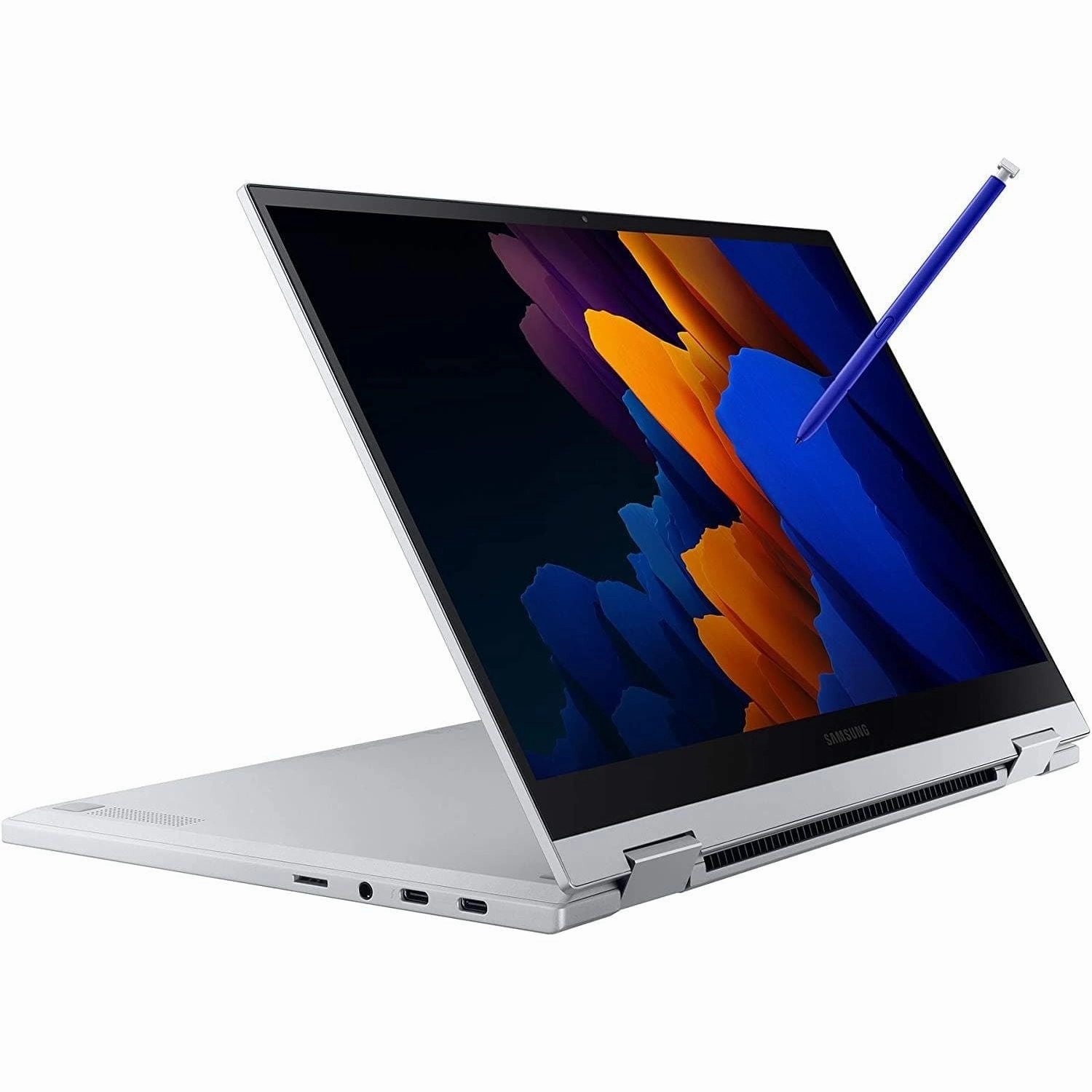 Samsung Galaxy Book Flex2 5G 13.3" Intel Core i7-1165G7, 8GB, 512GB, Touchscreen Laptop - Royal Silver