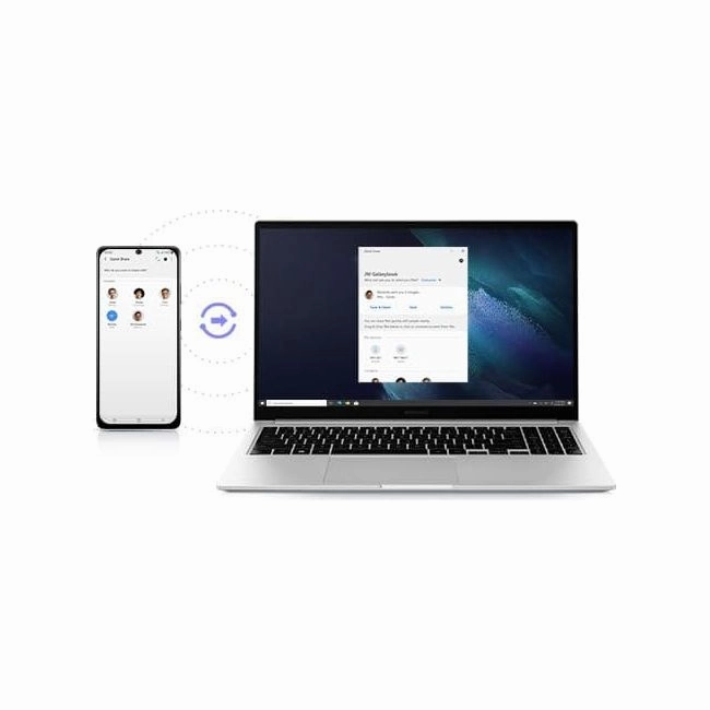 Samsung Galaxy Book Go 14" LTE Laptop - 4GB RAM, 128GB Storage, Windows 10 Home, Mystic Silver