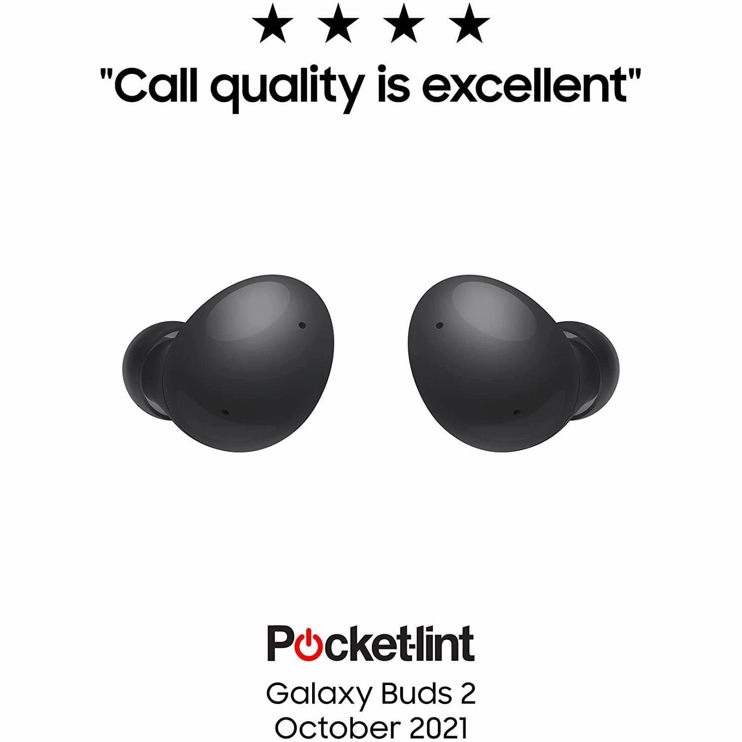 Samsung Galaxy Buds2 Bluetooth Earbuds, True Wireless, Noise Cancelling, Charging Case, Quality Sound, Water Resistant, Graphite