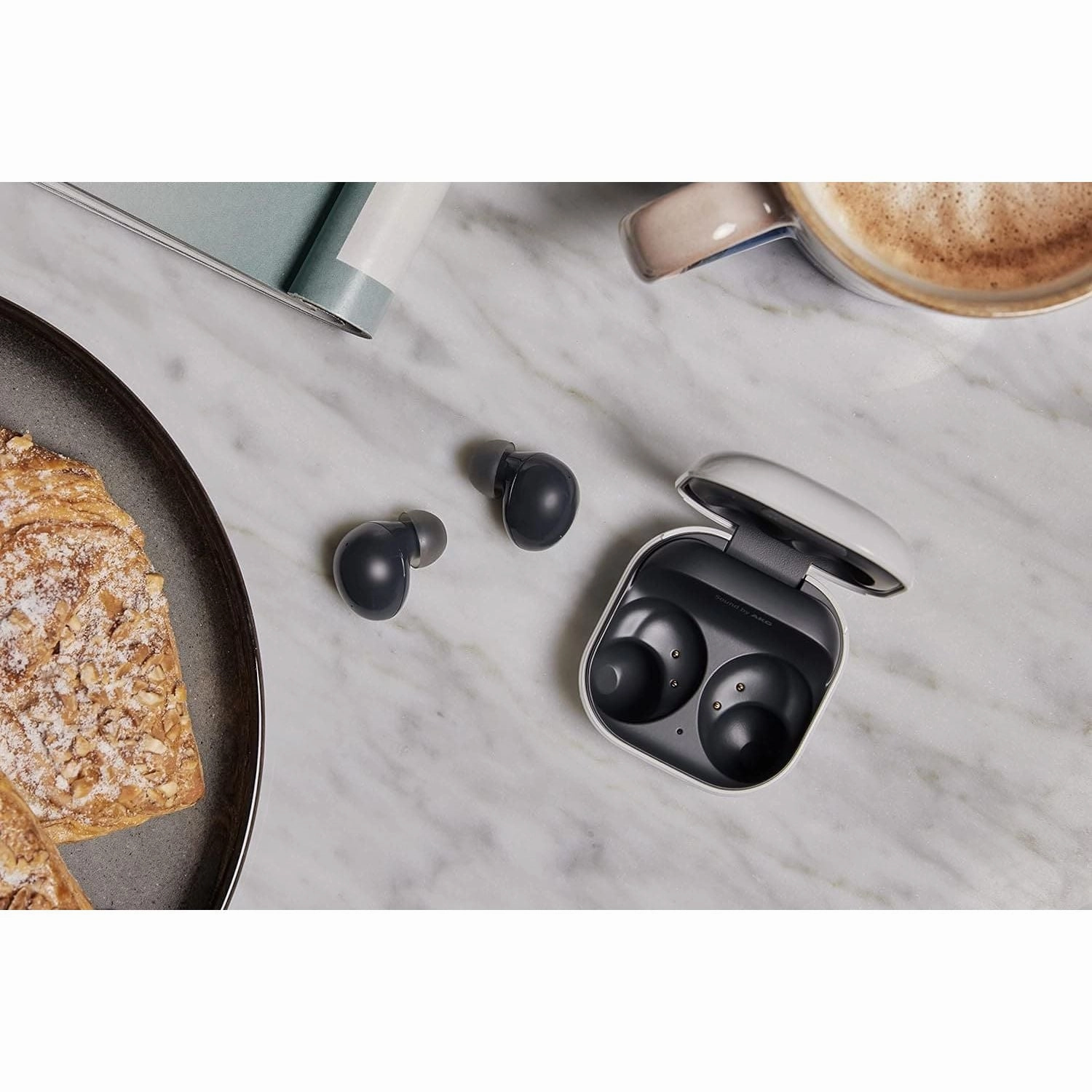Samsung Galaxy Buds2 Bluetooth Earbuds, True Wireless, Noise Cancelling, Charging Case, Quality Sound, Water Resistant, Graphite (UK Version)