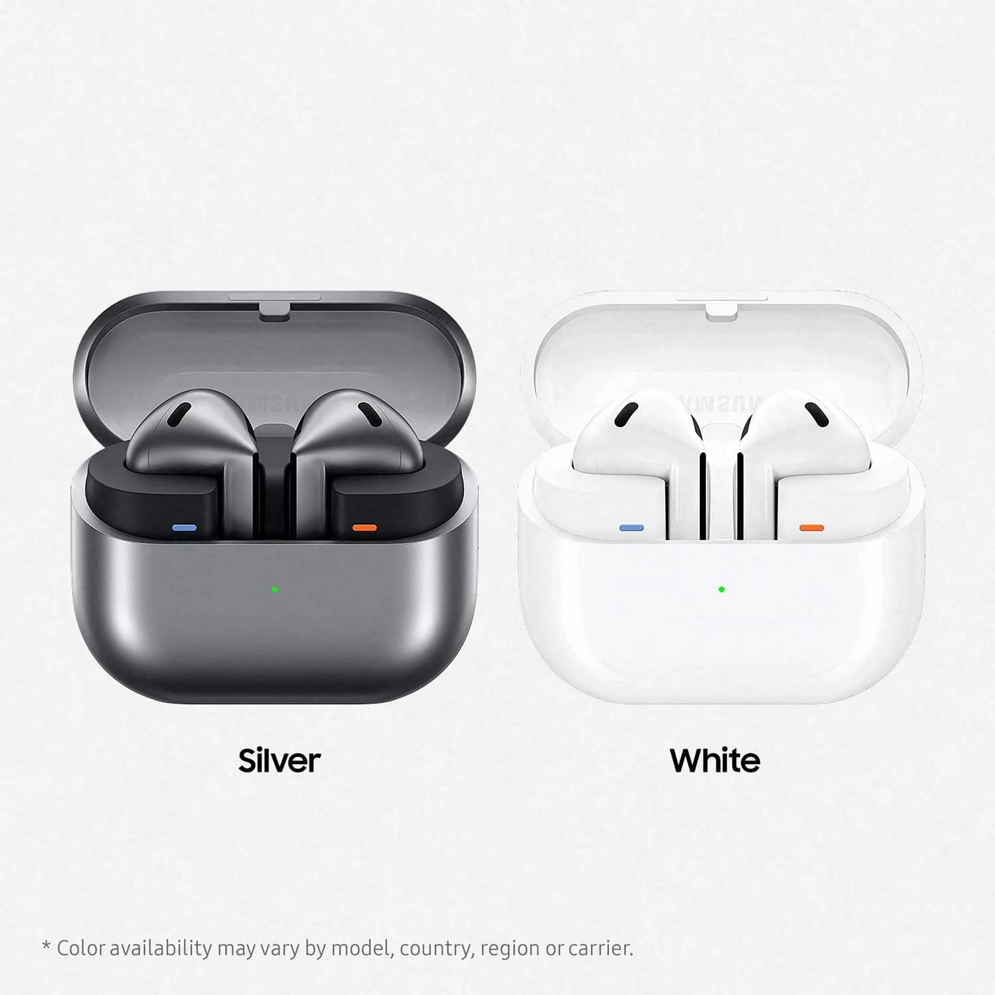 Samsung Galaxy Buds3 silver with Galaxy AI, Wireless Earbuds, Noise Cancelling, Bluetooth, 360 Audio, Grey, 2 Year Manufacturer Extended Warranty (UK Version)