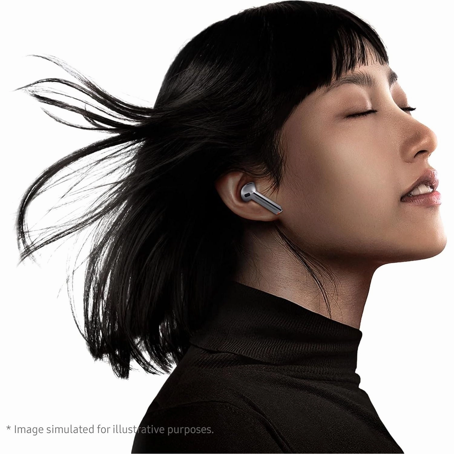 Samsung Galaxy Buds3 silver with Galaxy AI, Wireless Earbuds, Noise Cancelling, Bluetooth, 360 Audio, Grey, 2 Year Manufacturer Extended Warranty (UK Version)
